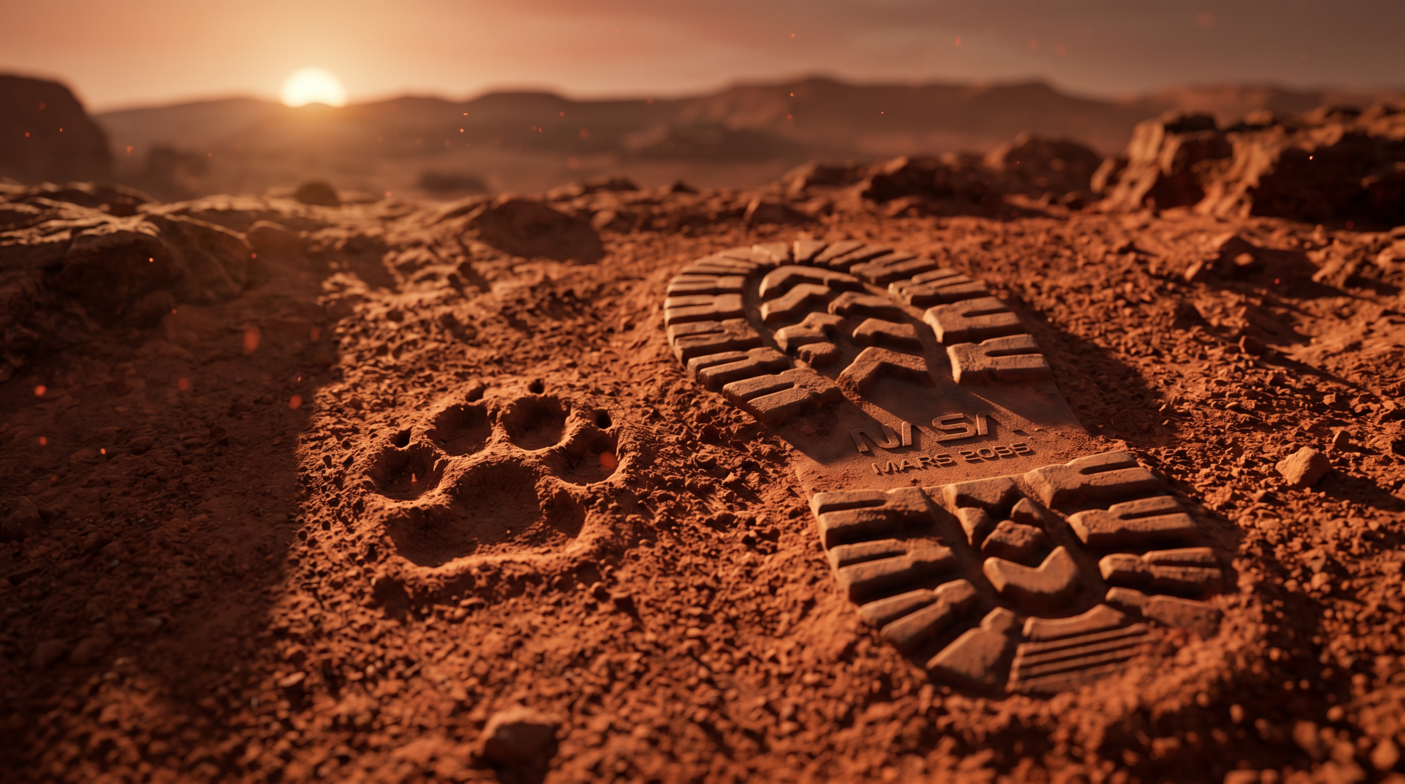 Pawprints on Mars